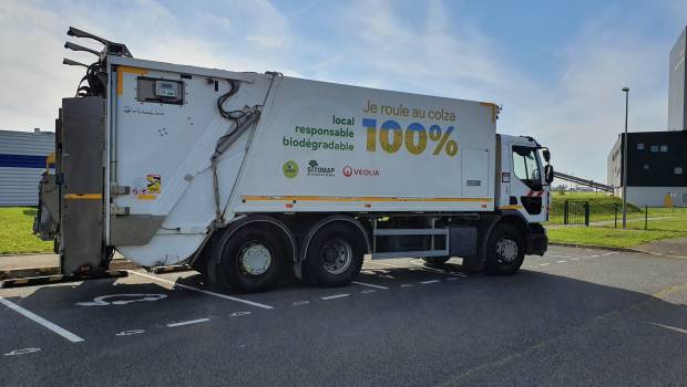 Veolia opte pour le biocarburant pour la collecte des déchets dans le Loiret