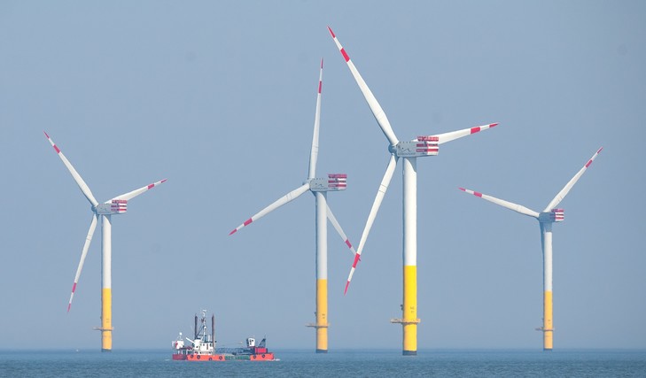 EDF lance la construction d'un vaste parc éolien au large de Fécamp