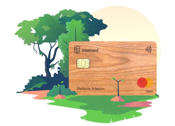 Treecard : la carte bancaire en bois éco-responsable