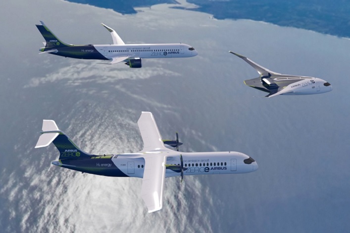 AIRBUS ambitionne de produire le premier avion à hydrogène dès 2035